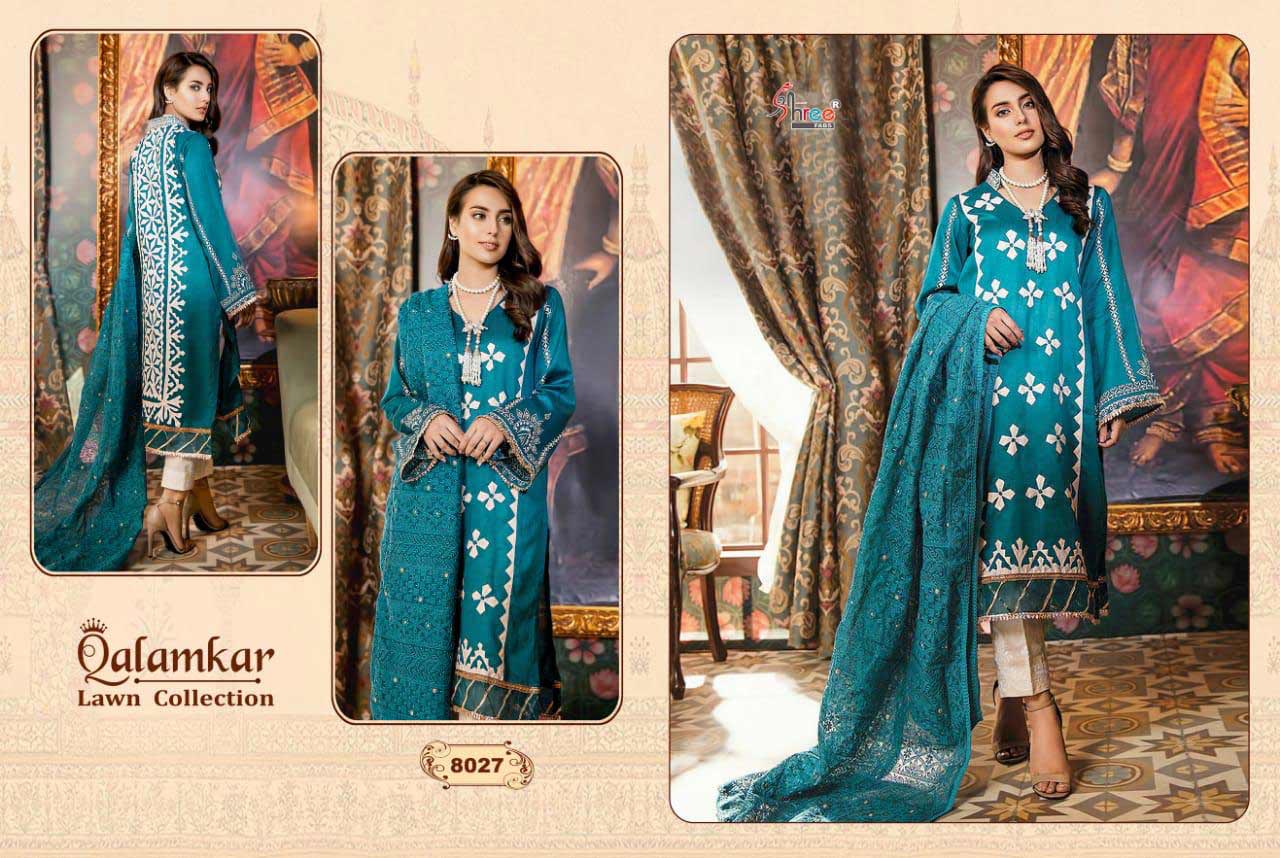 Shree Fabs Qalamkar Lawn Collection Cotton Suit Shree Fabs Qalamkar Lawn Collection Cotton Suit